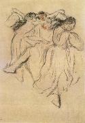 Edgar Degas Three Russian Dancers painting